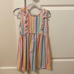 Ruffle bottoms dress